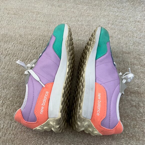 New Balance Big Kids 327 Dark Violet Glow Summer Jade Sneakers Shoes 4.5Y - Picture 6 of 11